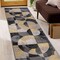 World Rug Gallery Modern Geometric Circles Design Non Shedding Soft Area Rug 2' x 7' Yellow 397YELLOW2x7 - alternate 8